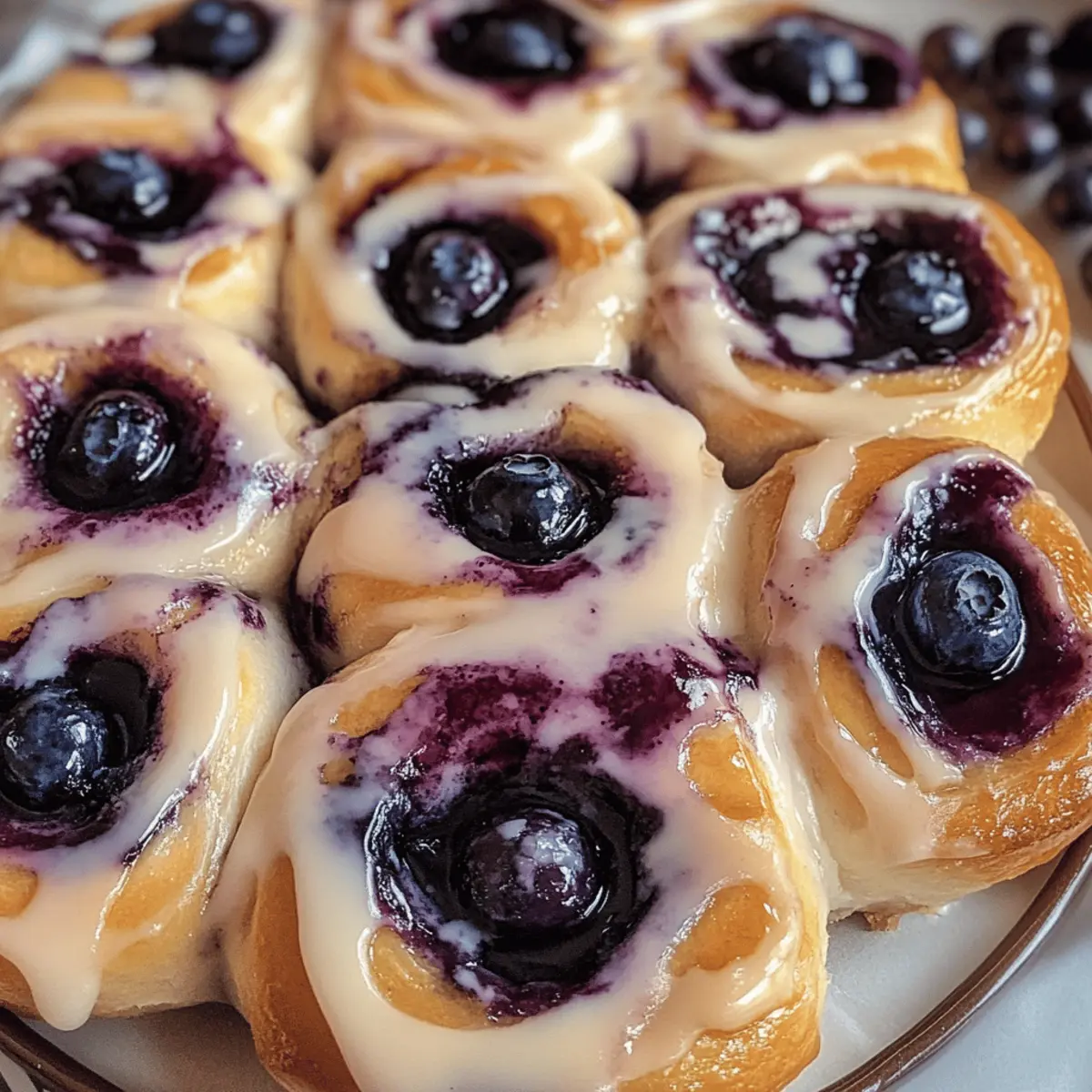 Blaubeer Schnecken backen mit himmlischer Füllung